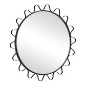 Maddison Lane Aria Wavy Round Wall Mirror