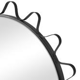 Maddison Lane Aria Wavy Round Wall Mirror