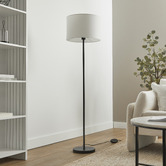 Maddison Lane Alioth Iron &amp; Linen Floor Lamp
