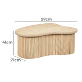 Maddison Lane Pierre Rattan Coffee Table