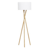 Maddison Lane 150cm Alira Rubberwood Floor Lamp