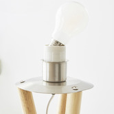 Maddison Lane 150cm Alira Rubberwood Floor Lamp