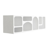 Maddison Lane White Mykonos Sculptural TV Unit