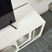 Maddison Lane White Mykonos Sculptural TV Unit