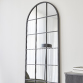 Maddison Lane Black Safiya Arched Full Length Mirror