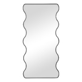 Maddison Lane Black Cordelia Wavy Full Length Mirror