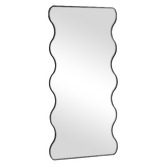 Maddison Lane Black Cordelia Wavy Full Length Mirror