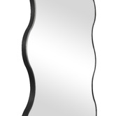 Maddison Lane Black Cordelia Wavy Full Length Mirror