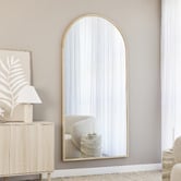 Maddison Lane Cantus Arched Oak Wood Full Length Mirror