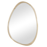 Maddison Lane Cherryle Pebble Oak Wood Wall Mirror