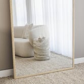 Maddison Lane Cantus Arched Oak Wood Full Length Mirror