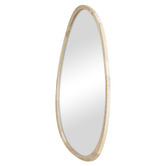 Maddison Lane Cherryle Pebble Oak Wood Wall Mirror