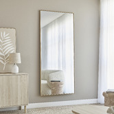 Maddison Lane Euclid Oak Wood Full Length Mirror