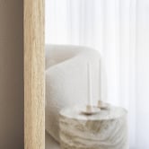 Maddison Lane Cantus Arched Oak Wood Full Length Mirror