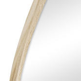 Maddison Lane Cherryle Pebble Oak Wood Wall Mirror
