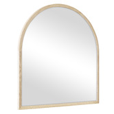 Maddison Lane Avisala Arched Oak Wood Wall Mirror