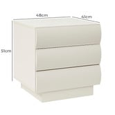 Maddison Lane Carter 2 Drawer Bedside Table