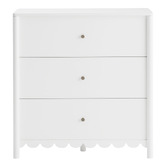 Maddison Lane White Amelie 3 Drawer Chest