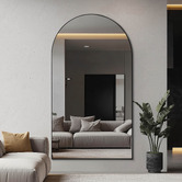 Maddison Lane Astoria Arched Aluminium Full Length Mirror