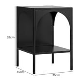 Maddison Lane Solana Aluminium Bedside Table