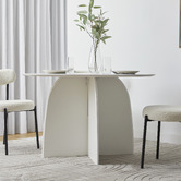 Maddison Lane 4 Seater White Anya Dining Table