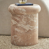 Maddison Lane Dunn Faux Marble Side Table