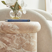 Maddison Lane Dunn Faux Marble Side Table