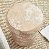 Maddison Lane Dunn Faux Marble Side Table