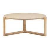 Maddison Lane Arthur Travertine Coffee Table