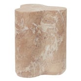 Maddison Lane Tea Rose Dunn Faux Marble Side Table