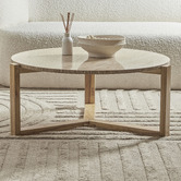 Maddison Lane Arthur Travertine Coffee Table