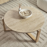 Maddison Lane Arthur Travertine Coffee Table