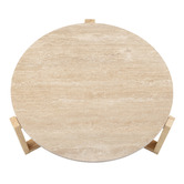 Maddison Lane Arthur Travertine Coffee Table