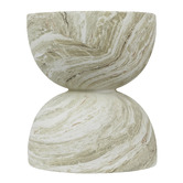 Maddison Lane Amaya 45cm Faux Marble Side Table