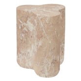 Maddison Lane Tea Rose Dunn Faux Marble Side Table