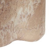 Maddison Lane Tea Rose Dunn Faux Marble Side Table