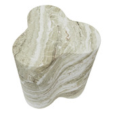 Maddison Lane Green Amaya Faux Marble Side Table