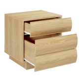 Maddison Lane Carter 2 Drawer Bedside Table