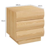 Maddison Lane Carter 2 Drawer Bedside Table