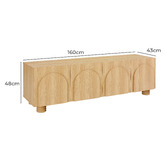 Maddison Lane Roberts 4 Door Entertainment Unit