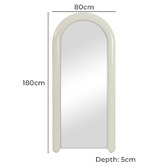 Maddison Lane Adam Arched Full Length Wall Mirror