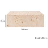 Maddison Lane Deacon Rectangular Coffee Table