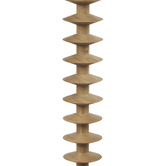 Maddison Lane Wonger Rubberwood Floor Lamp