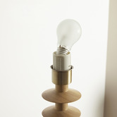 Maddison Lane Wonger Rubberwood Floor Lamp