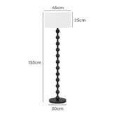 Maddison Lane Corvus Ash Wood Floor Lamp