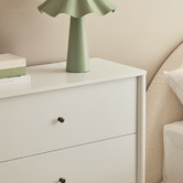 Maddison Lane White Amelie 3 Drawer Chest