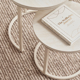Maddison Lane 2 Piece Berryl Nesting Side Table Set