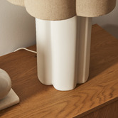 Maddison Lane Pittman Beige Ceramic Table Lamp