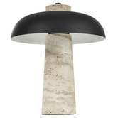 Maddison Lane Neha Travertine LED Table Lamp