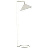 Maddison Lane Garner Beige Iron Floor Lamp